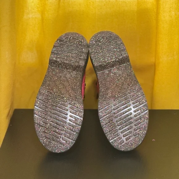 Dr. Martens Shimmering Pink Boots with Black Laces - Picture 7 of 7